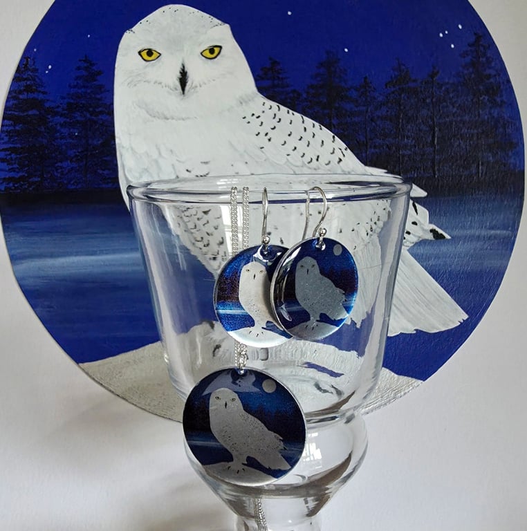 Snowy Owl Pendant 