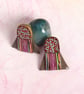Hand Crafted Ear Studs - Modern Rustic Chic - Artisan Jewellery - Image 2