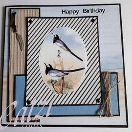 Wagtails Birthday Card