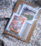 watercolour print greeting card handmade- no 10 pebbles  - Image 2