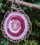 Hand Woven Rustic Circular Wall Hanging - Image 3