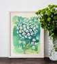 Hawthorn tree watercolour painting - Image 1