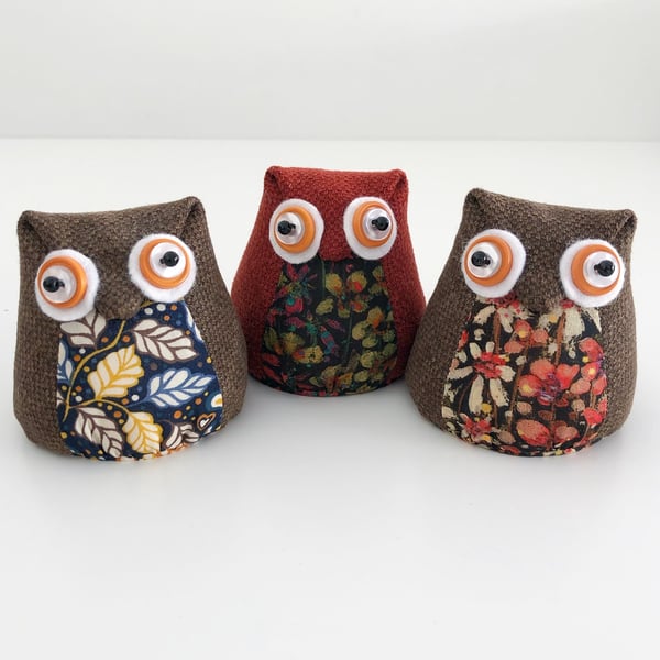 Owl Pincushion or Paperweight