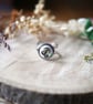 Hypoallergenic, Adjustable Silver Stainless Steel Ring - Real Shells