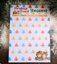 A5 Christmas Present Shopping Planner Notepad - Monty & Mabel Cute List Pad