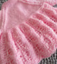 14" Newborn Matinee Coat & Hat - Image 4
