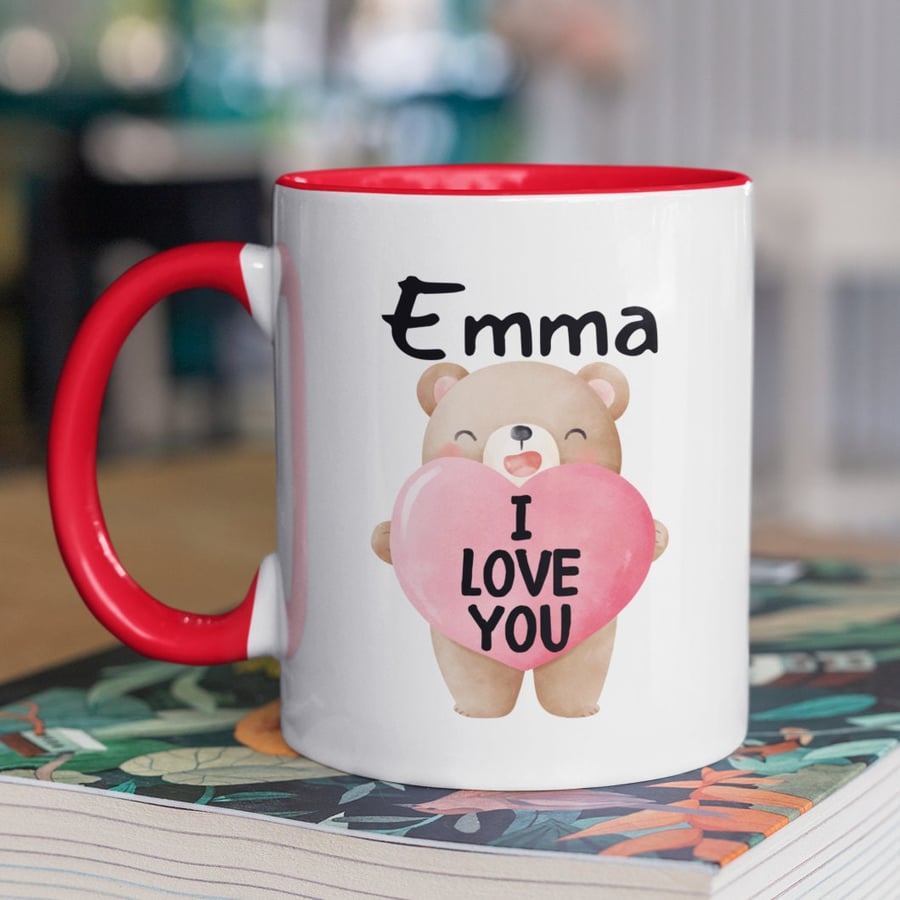 Personalized i love you teddy bear 2025