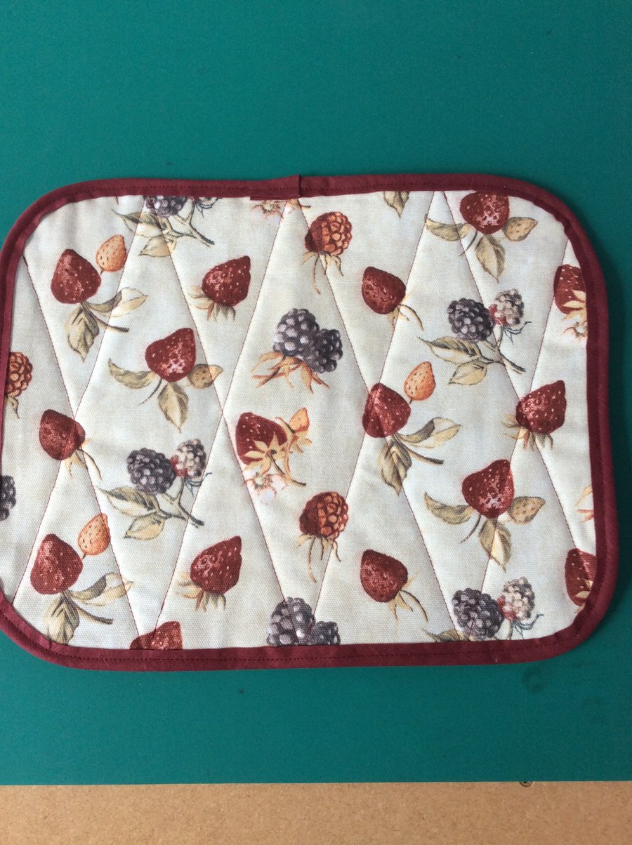 Rectangular place mats