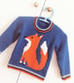 Knitting Pattern for a  Fox on a Sweater.  Digital Pattern - Image 2