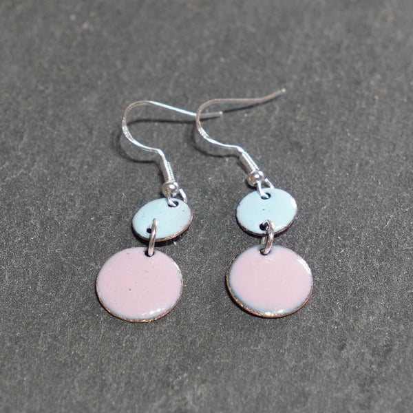 circle drop earrings