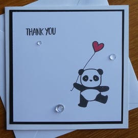 Thank You Card - Panda