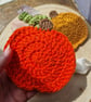 Pumpkin Coasters, Halloween Coaster, Halloween Decoration, Autumn Decor - Image 3