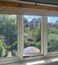 Window Sunlight Blocker Reclaimed Wood Window Frame Window Blackout Frame Light  - Image 3
