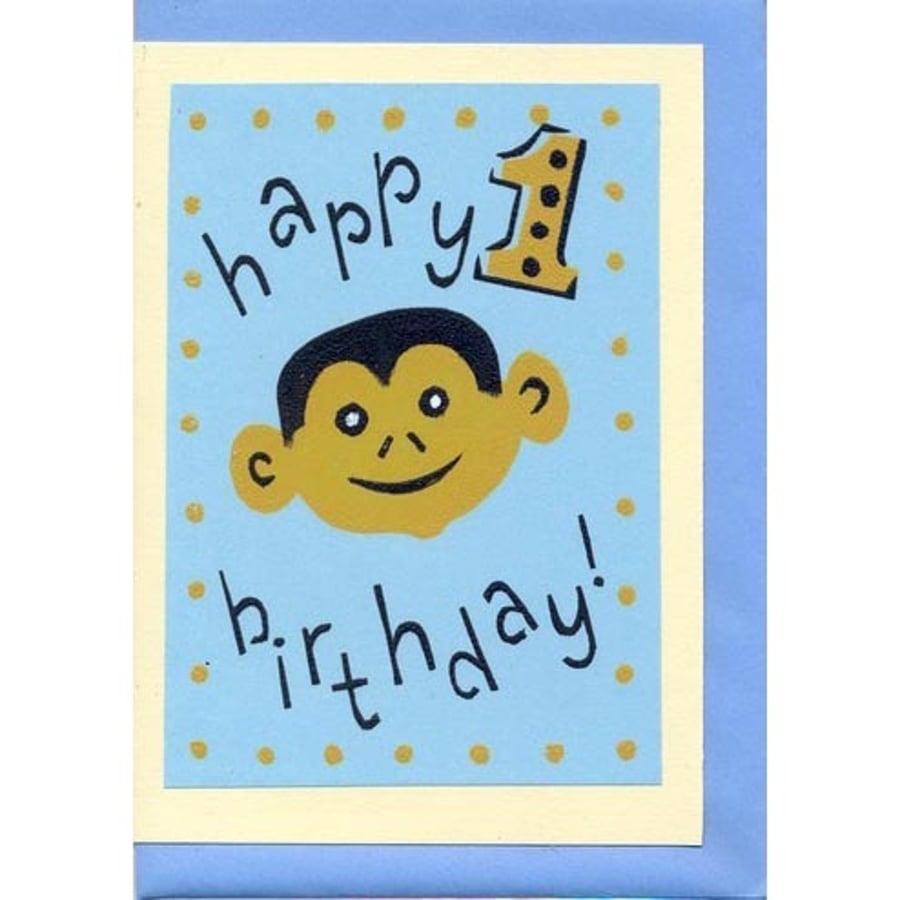 Happy 1st Birthday, Monkey