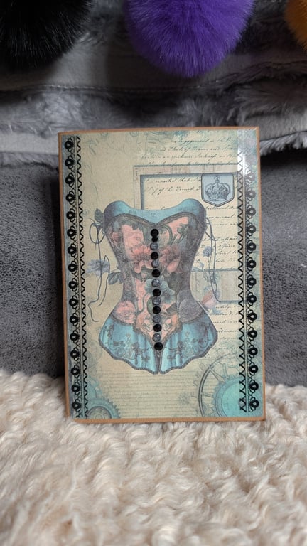 Sophisticated lady birthday or general purpose card