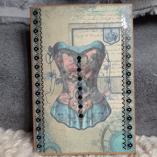 Sophisticated lady birthday or general purpose card
