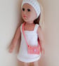 KNITTING PATTERN PDF White Sundress for Doll - Image 4