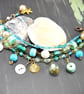 "Sea Spirit" Boho Layered Beaded Charm Bracelet - Image 2