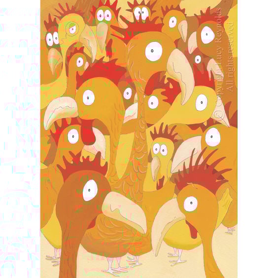 Chickens Card 