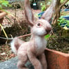 Needle Felted Hare Sculpture