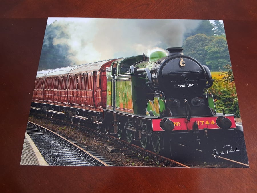 STEAM TRAIN PHOTOGRAPH - 10x8