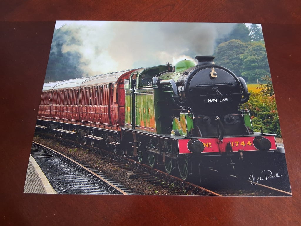 STEAM TRAIN PHOTOGRAPH - 10x8