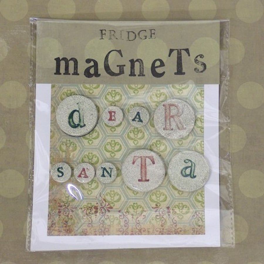 Fridge Magnets "Dear Santa"