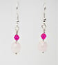 Rose Quartz Earrings - Image 3