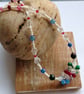Treasure Meadow - Frosted Gem Tone Cluster Necklace - Image 3