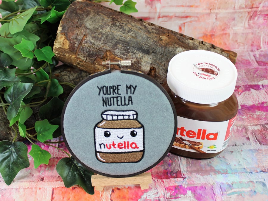 Nutella Gift Quirky Art Hoop