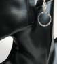 Sterling Silver Hammered Ring Chainmaille Earrings - Image 2
