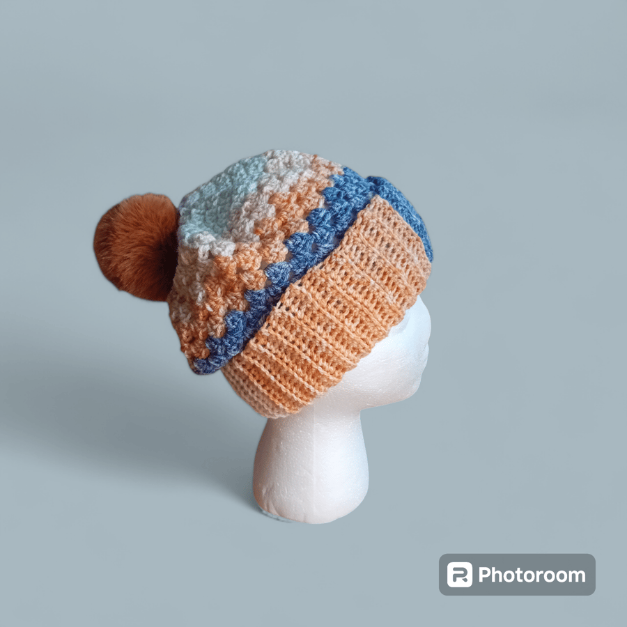 Crochet hats,bobble hats