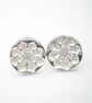 Silver Snowflake Earrings - Image 3