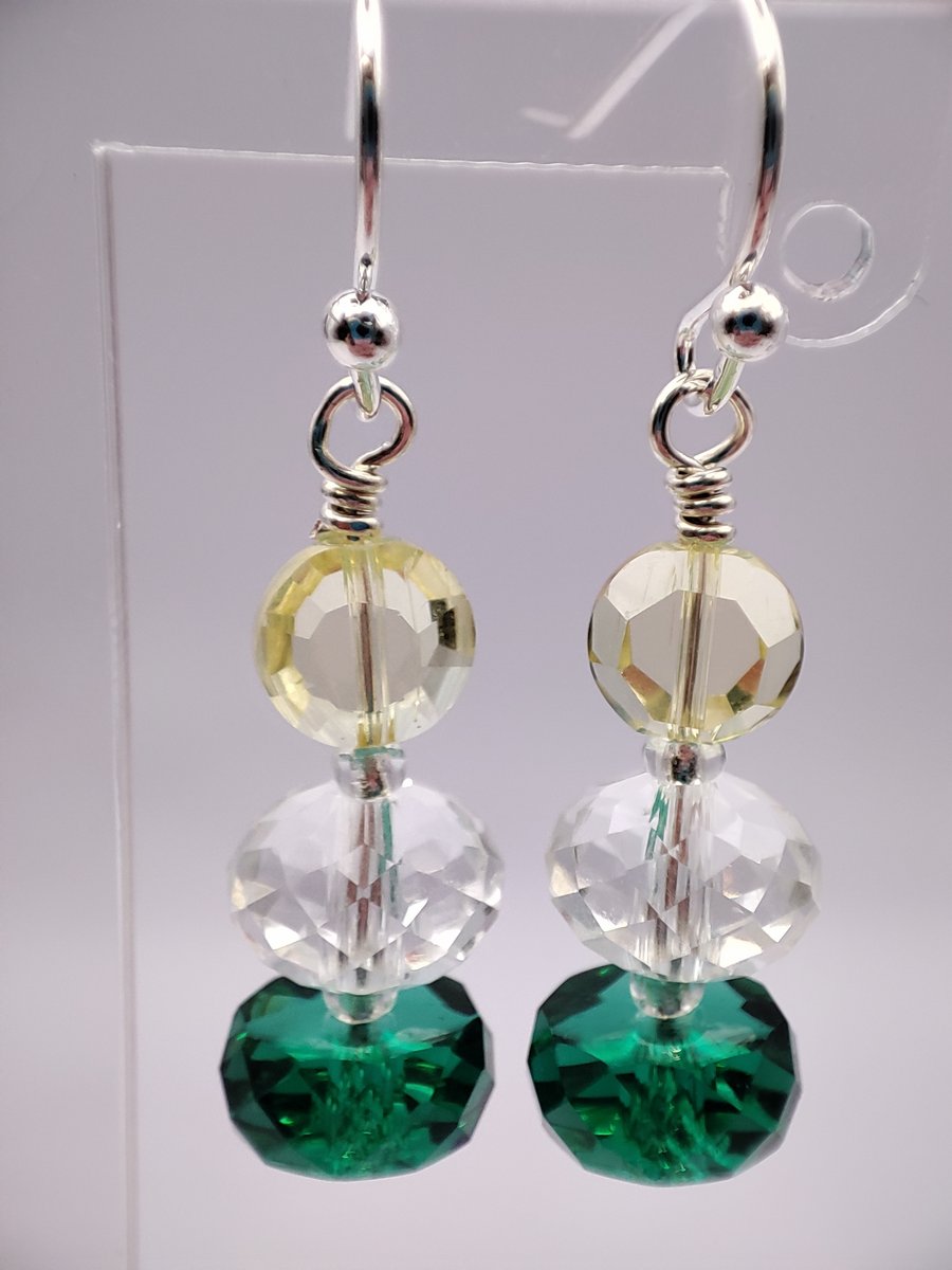 Glass Crystal earrings