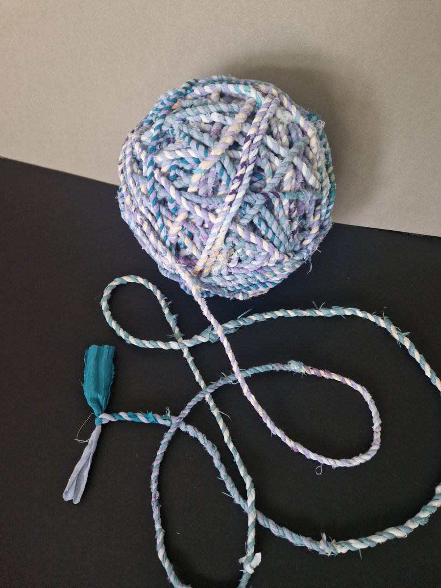 Handmade Recycled Twisted Fabric Twine