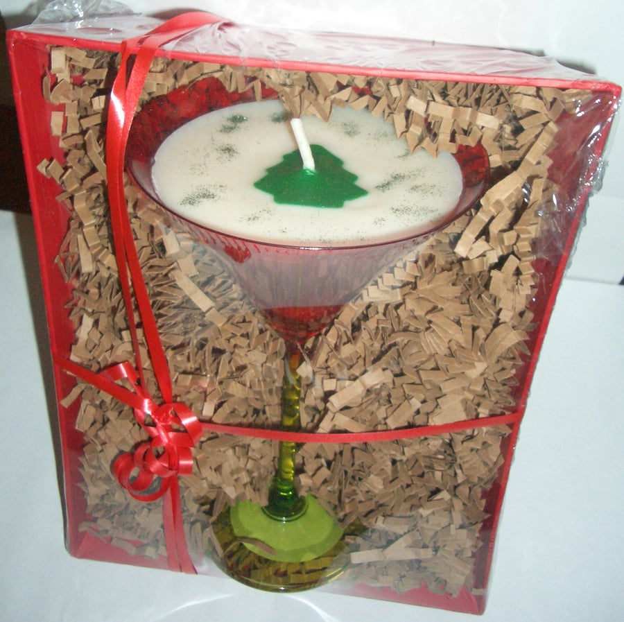 Christmas Cocktail Candle