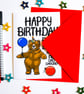 Funny Dad Birthday Card, Happy Birthday Papa Bear Please No Dad Dancing! - Image 5