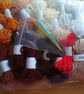 Rhode Island Red Chicken Bird Cardboard Loom Beginners Weaving Kit Abstract Art - Image 3