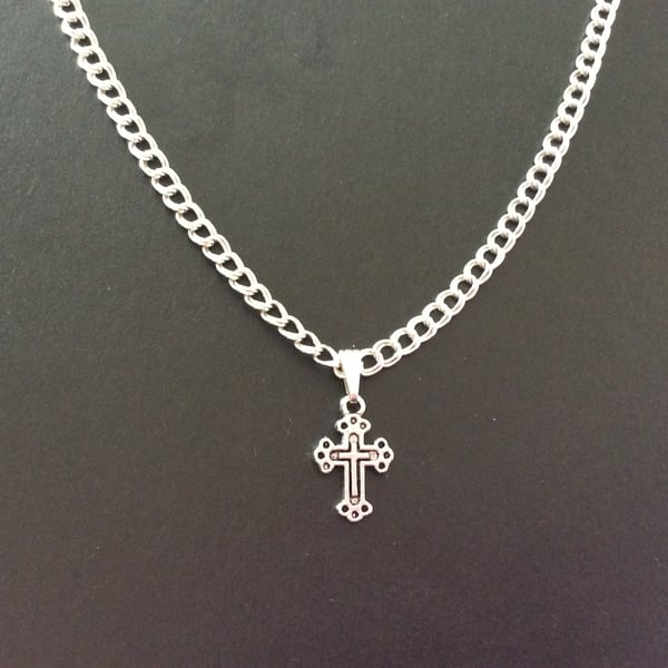Simple Cross Necklace 