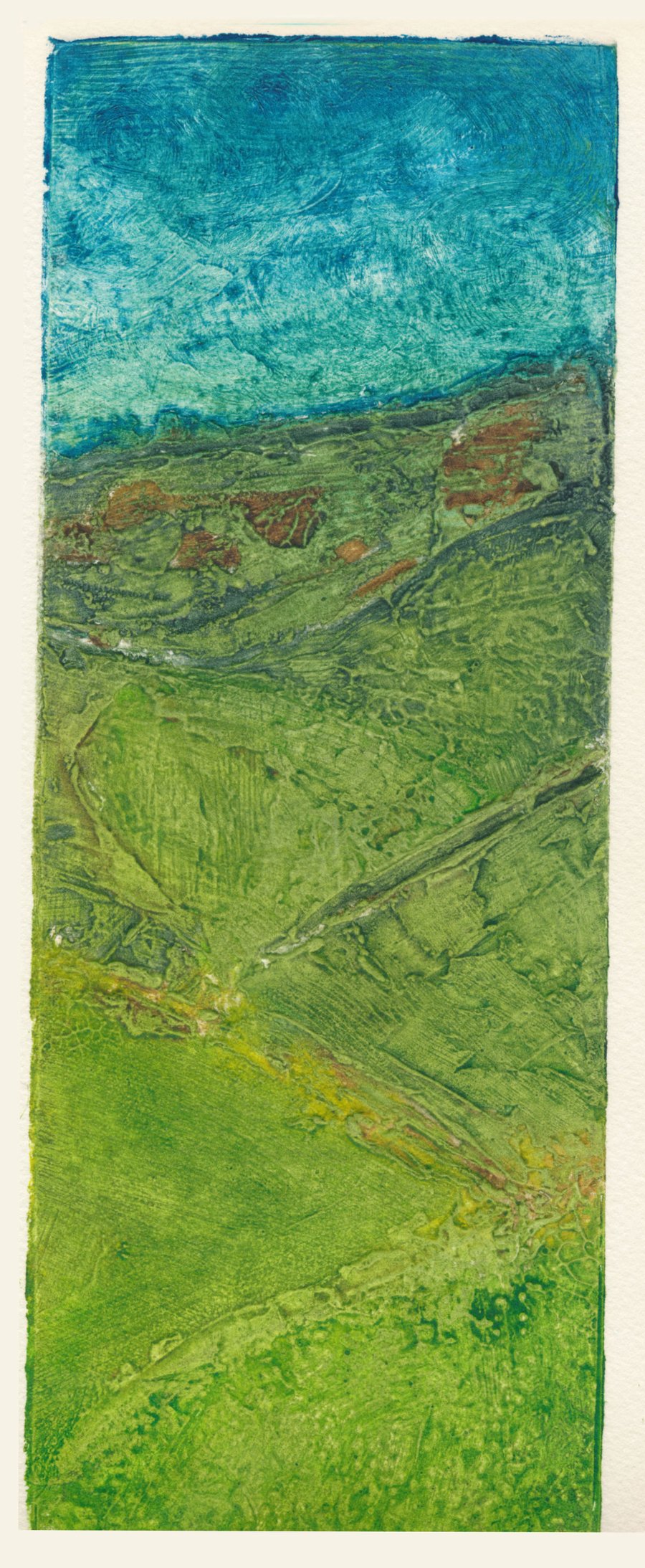 Transect I - limited edition collagraph print