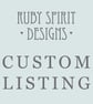 Custom Listing for shill17 - Image 1