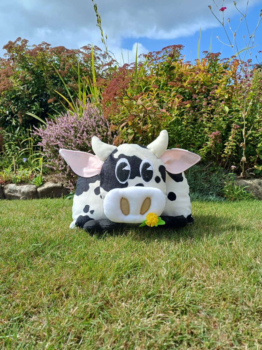 Thistle the Heffer fancy Cushion.