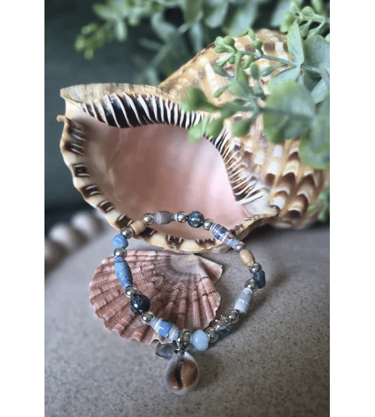 The 'Glistening Shoreline' Bracelet (one of a kind) 