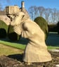 The Watcher (candle holder) Stone Garden Ornament - Image 3