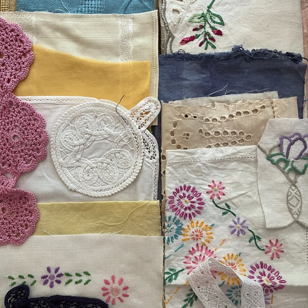 No.16 Vintage and Plant-Dyed Textile Fabric Inspiration Pack