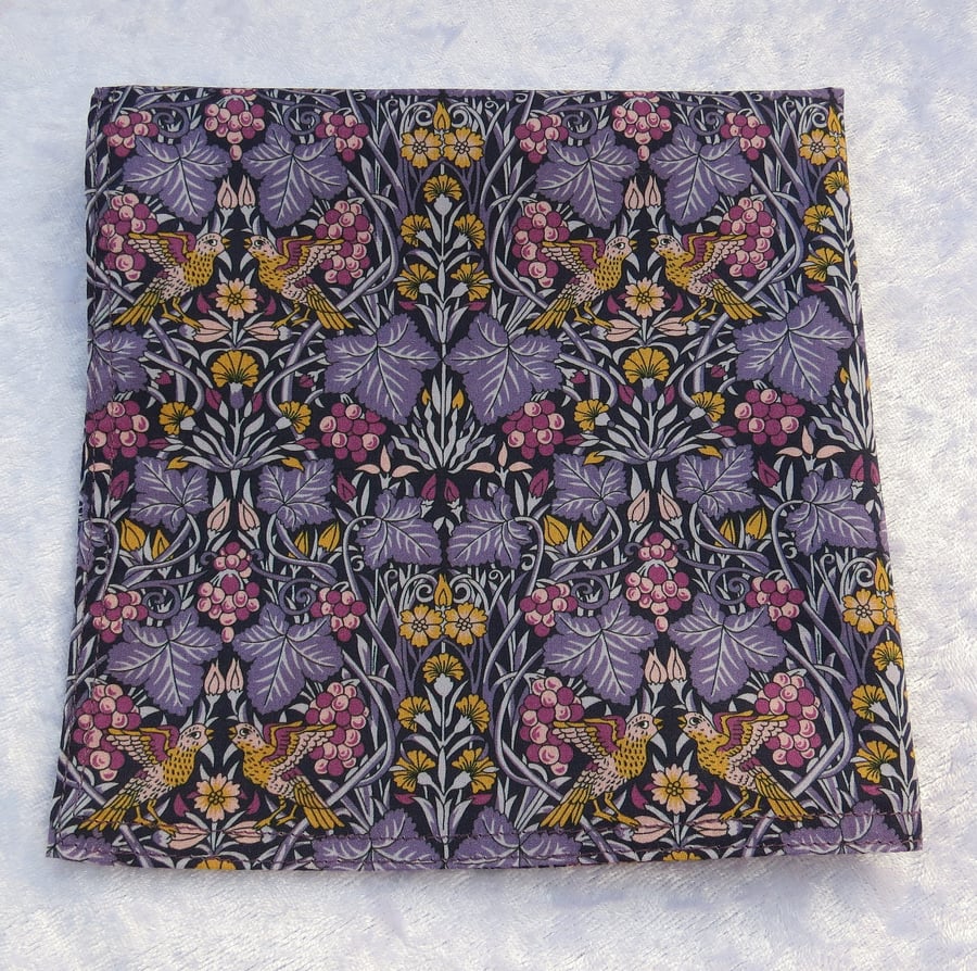 Pocket Square, Liberty Tana Lawn, gents handkerchief