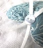SET OF 3 WILLIAM MORRIS LAVENDER BAGS - HEART SHAPED - Image 2