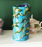 Kelp Forest Porcelain Pot - Hand Built - Image 3