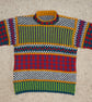 Multicolour Jumper Pattern in 4 Sizes. Knitting Pattern. PDF Knitting Pattern - Image 4