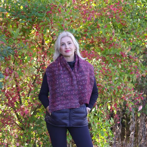 Lightweight Nuno Felted Scarf